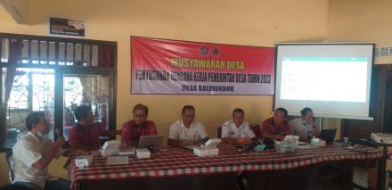 Musyawarah Desa (musdes) Penyususnan Rencana Kerja (RKPdesa) Tahun Anggaran 2023